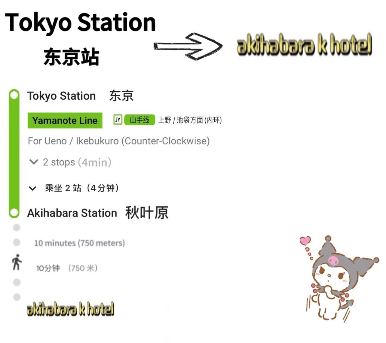 Akihabara K Apartment Tokyo Ngoại thất bức ảnh